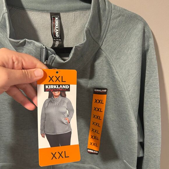 NWT Kirkland Full Zip Ladies Fleece XXL 2XL NEW jacket - Picture 2 of 5